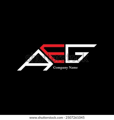 AEG logo design, AEG simple and modern logo. AEG luxurious alphabet design  