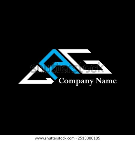 CAG logo design, CAG simple and modern logo. CAG luxurious alphabet design  