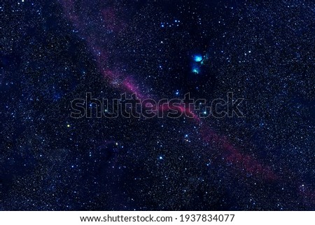 Beautiful starry background. Elements of this image were furnished by NASA. High quality photo