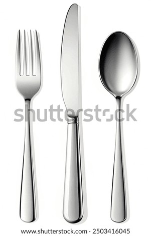 Similar – Image, Stock Photo Forks and knives on a table