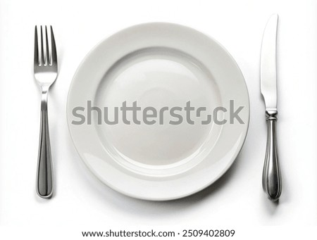 Similar – Image, Stock Photo Forks and knives on a table