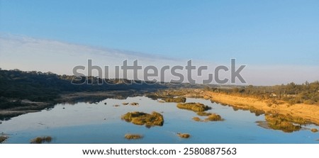 Similar – Foto Bild Das sandige Ufer des Flusses Jenissei. Nördlich des Krasnojarsker Territoriums