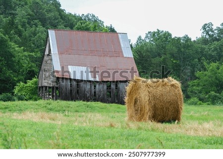 Similar – Image, Stock Photo A dilapidated stable in the mountains