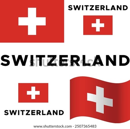 Flag of Switzerland, Switzerland Country Flag 