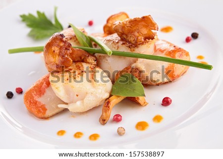 fried scallop