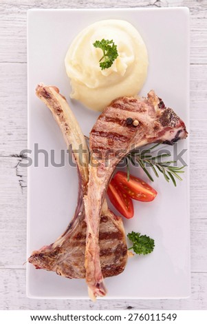 fried lamb chop