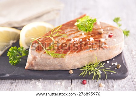 grilled tuna steak
