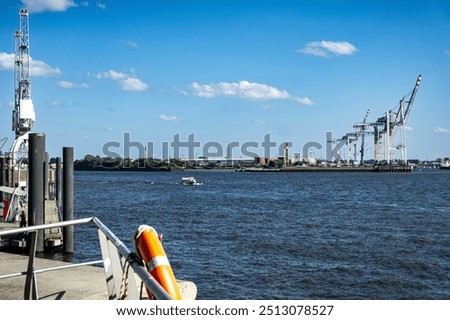 Similar – Image, Stock Photo Cranes over Hamburg | UT Hamburg