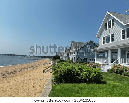 Similar – Image, Stock Photo Beach house on the hygge island Ærø in Denmark V