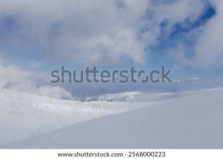 Similar – Image, Stock Photo Frost covering the famous vineyards of Bernkastel-kues in Germany