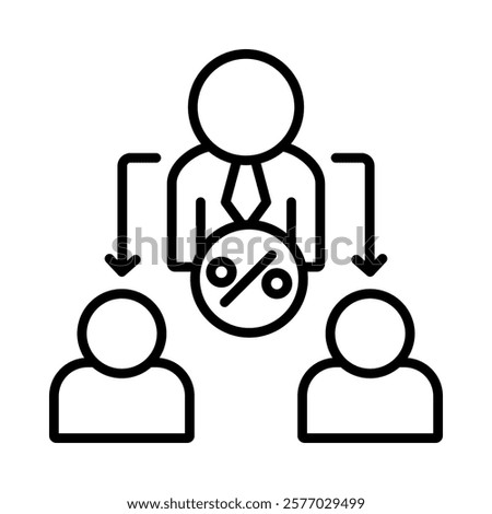 Middleman Icon Element For Design