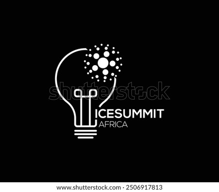 ICESUMMIT AFRICA LOGO. THIS LOGO IS IT REALTED LOGO.AND THIS IS CREATIVE, MODERN,SIMPLE AND CLEAN MINIMAL LOGO.