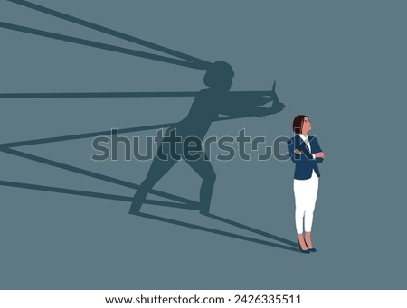 Similar – Image, Stock Photo woman | trapped in plastic