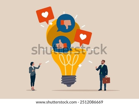 Similar – Image, Stock Photo Social media business concept and marketing online technology digital network internet icon message connection on smartphone.