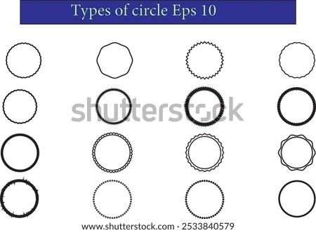  Basic geometric shapes on white Back ground vectors Nos 16