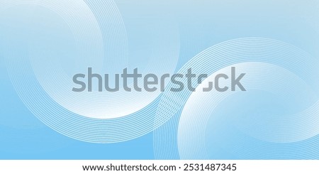 Image, Stock Photo Abstract blue circle with tiny bubbles