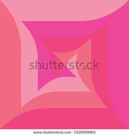 pink and purple twisted energetic square abstract background