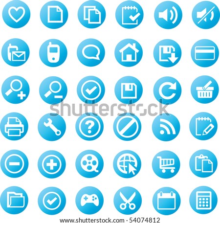 Web icons