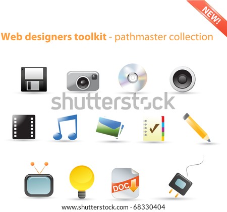 Web designers toolkit - pathmaster icon series