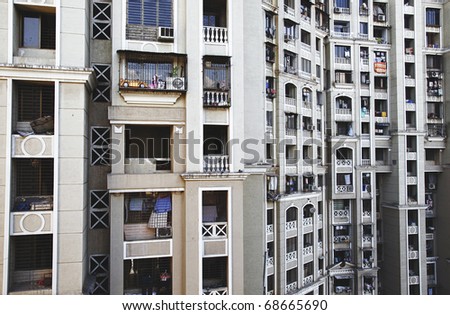social housing in Mumbai, India.