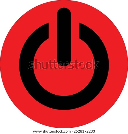 Switch icon vector art design. On off icon vector.