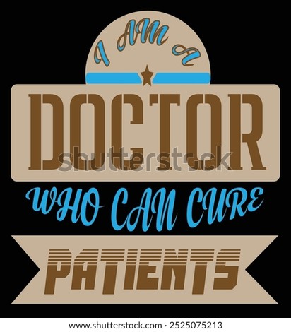 I am Doctor Who can cure patients tshirt design