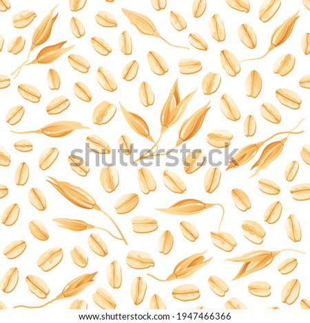 Similar – Image, Stock Photo oat flakes Food Grain