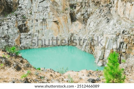 Similar – Image, Stock Photo Lake Tuyet Tinh Coc near Ninh Binh, Vietnam