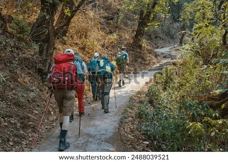 Similar – Image, Stock Photo Nature trail in a wetland area