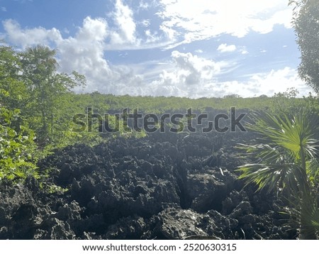 Similar – Image, Stock Photo Eerie cloud formation over the vast land