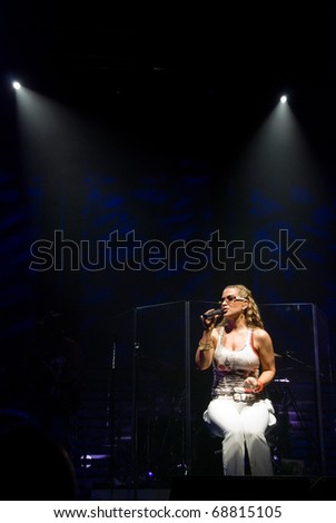 CORK, IRELAND - JUNE 10: Anastacia on June 30th 2009 in Cork, Ireland.  Anastacia performs at the Live at the Marquee Event