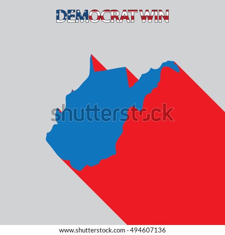 The United States Election Illustration for West Virginia