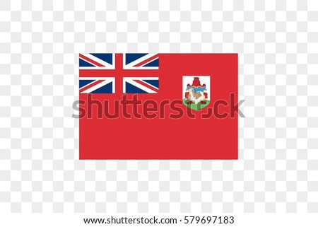 An Illustrated Country Flag of  Bermuda