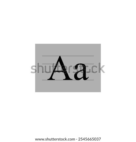 Text editor  icon on white background