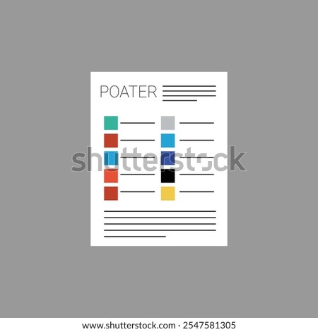 Pantone miscellaneous icon on white background