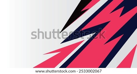 stylish sports background with geometric sharp shapes