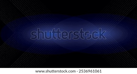 3D blue techno abstract background overlap layer on dark space with glowing dots shape decoration. Modern graphic design element dotted line style concept for banners, flyer, card, or brochure cove