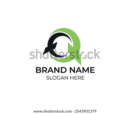 QQ abstract Letter mark logo