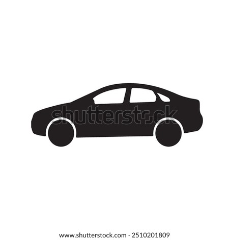 Premium Car Icons with white background 