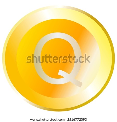 Quetzal Guatemala Currency Gold Coin Symbol Transparent Background Vector Symbol PNG 