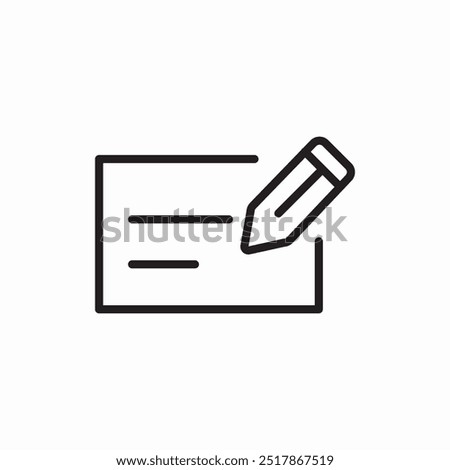 mail envelope fill icon sign vector