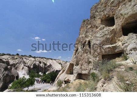 Cappadocia is a region of exceptional natural wonders in NevÃ?Â?Ã?Âºehir Province, Turkey