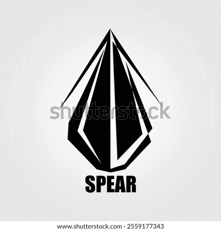 Spear shaped Icone vector moscot