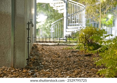 Similar – Image, Stock Photo Spiral staircase lying