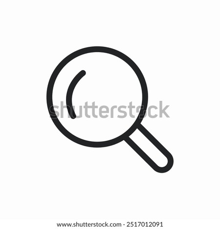 lens search icon sign vector