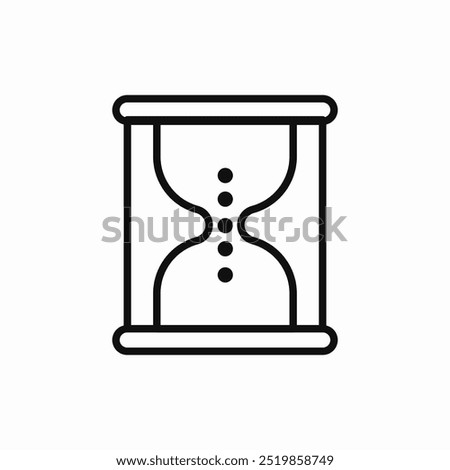 sand clock icon sign vector