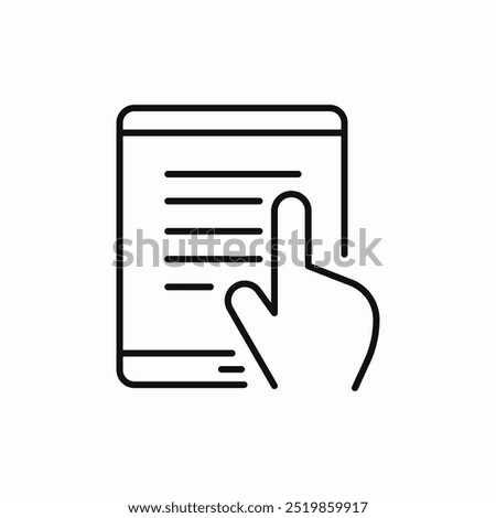 electronic book icon sign vector