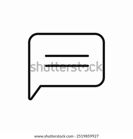 chat speech bubble icon sign vector