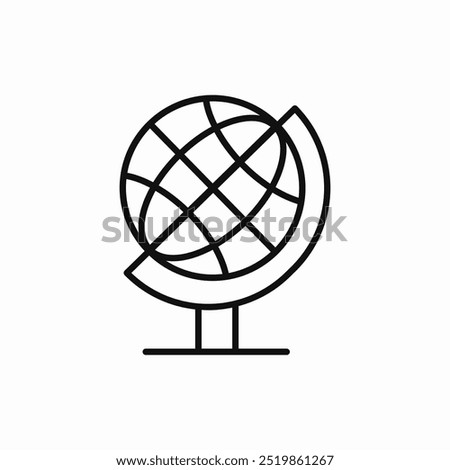 globe globus icon sign vector