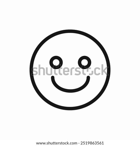 happy face emoji icon sign vector